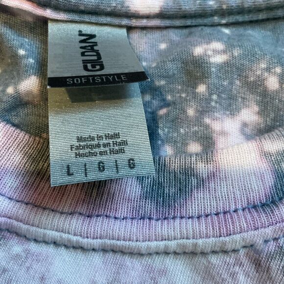 Tie Dye Smily Face Graphic Tee - Picture 2 of 3